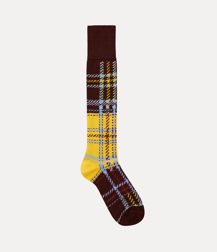 Vivienne Westwood MACANDY TARTAN KNEE HIGH SOCKS